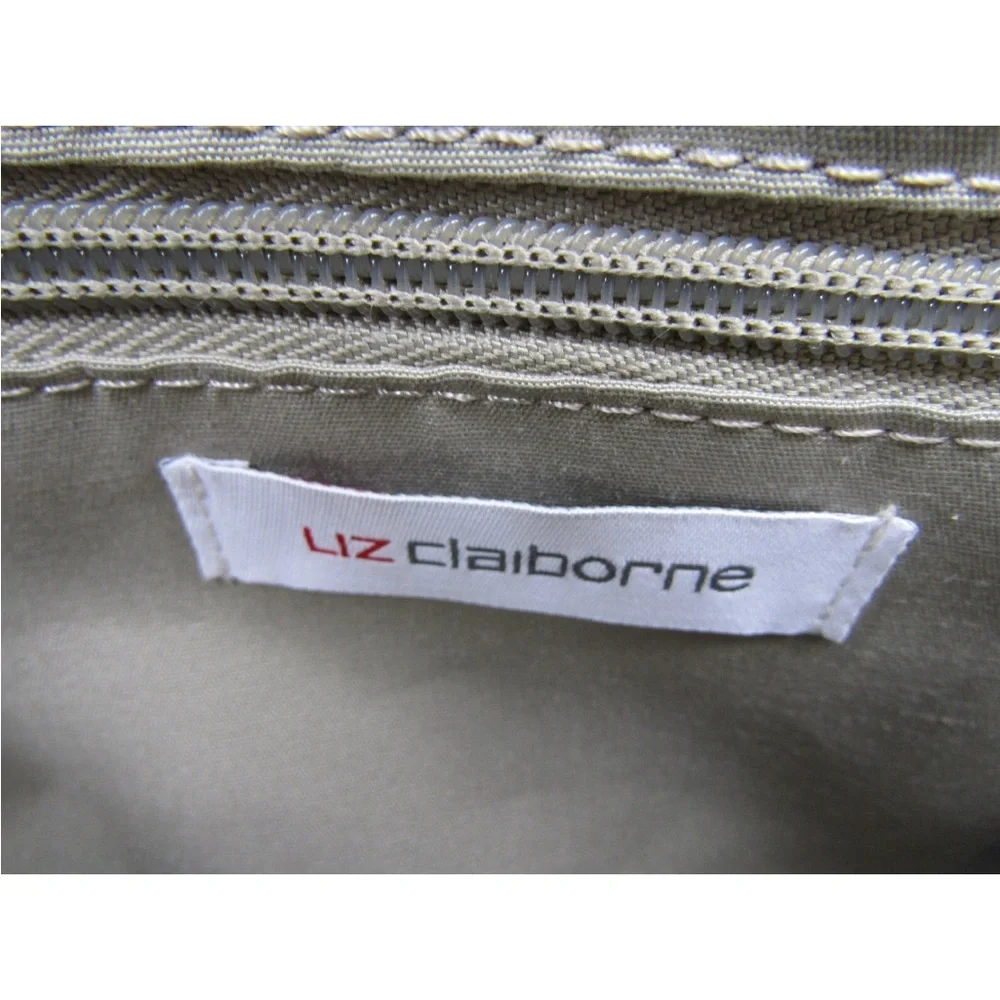 LC Monogram Canvas Tote Bag | Brown & Tan Structured Handbag